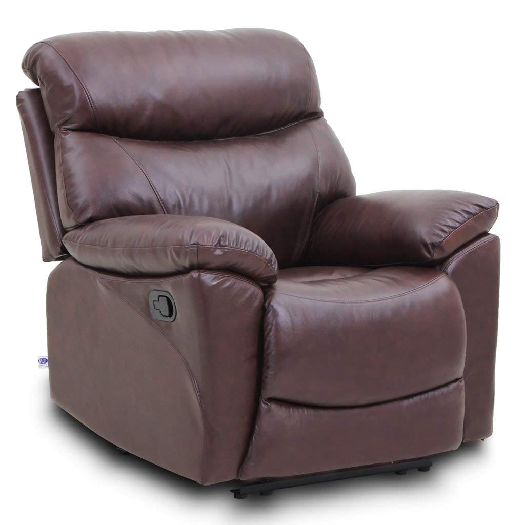 Top Grain Leather Reclining Sofa 1 Seat Traditional And Clical Top Grain Leather Reclining Sofa 1 Seat Traditional And Clical Type