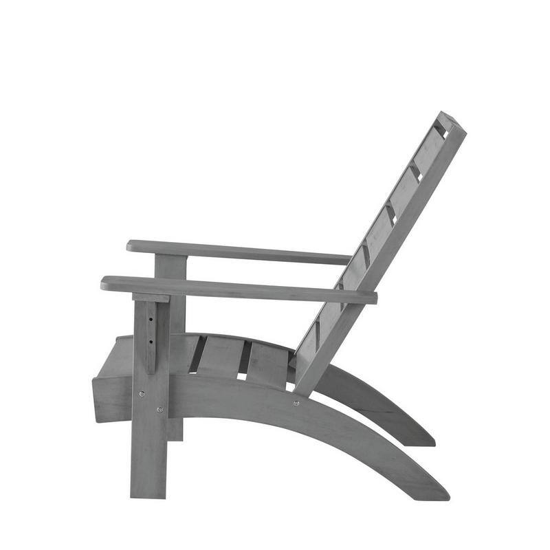 Linon Seacrest Grey Outdoor Chair