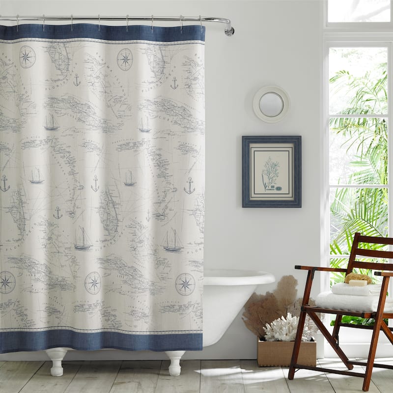 Tommy Bahama Caribbean Sea Shower Curtain