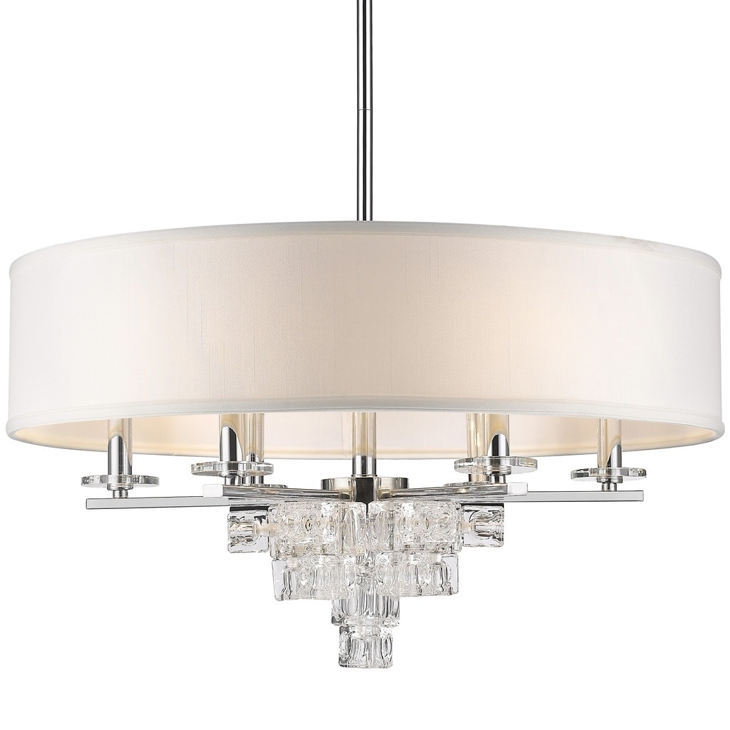 Mid-Century 6-light Chrome Chandelier - Chandeliers For Bedrooms by Overstock.com