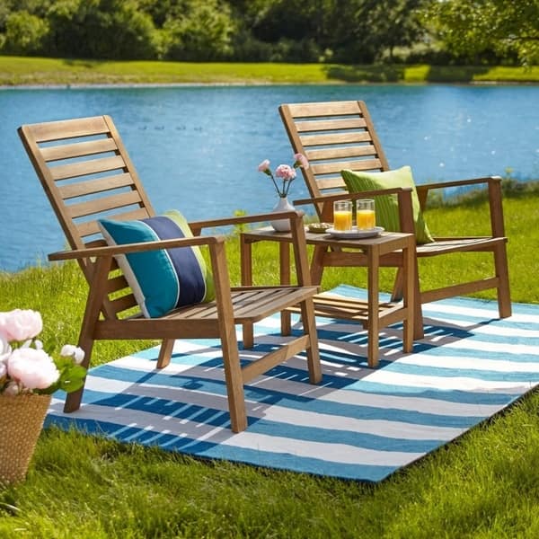 Shop Maine 3 Piece Patio Set Free Shipping Today Overstock