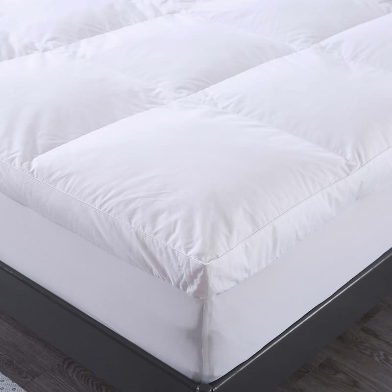 St. James Home 233 Thread Count Cotton Nano Feather Bed - White