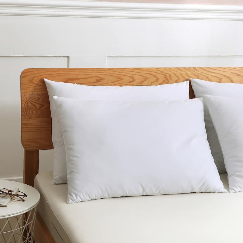 St. James Home Cotton Duck Down Blend Pillow - Set of 2 - White