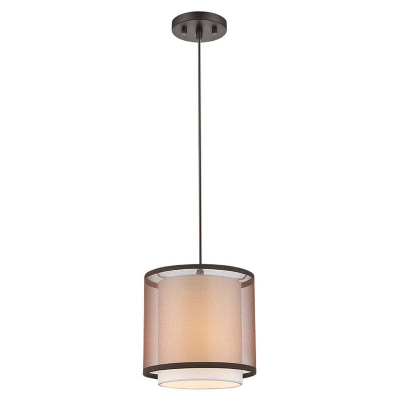 Brella 1-light Antique Bronze Mini Pendant