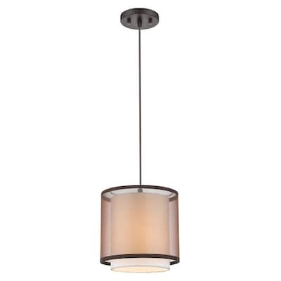 Brella 1-light Antique Bronze Mini Pendant