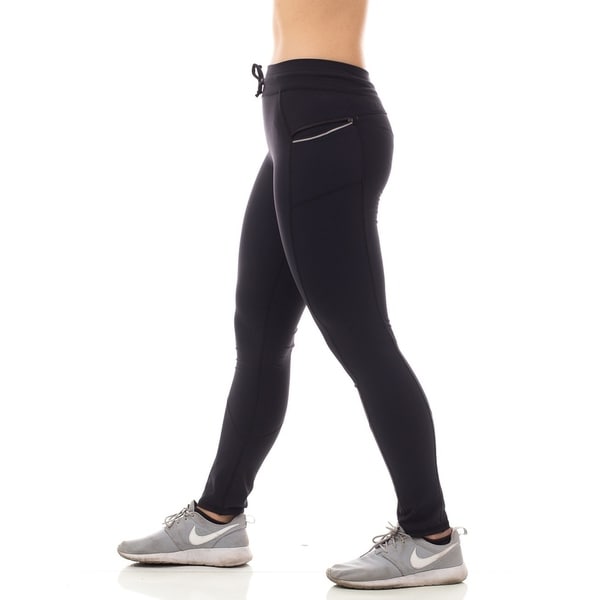 drawstring workout leggings