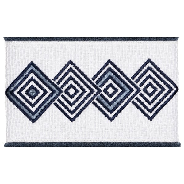 Authentic Hotel and Spa Turkish Cotton Diamonds Embroidered Midnight