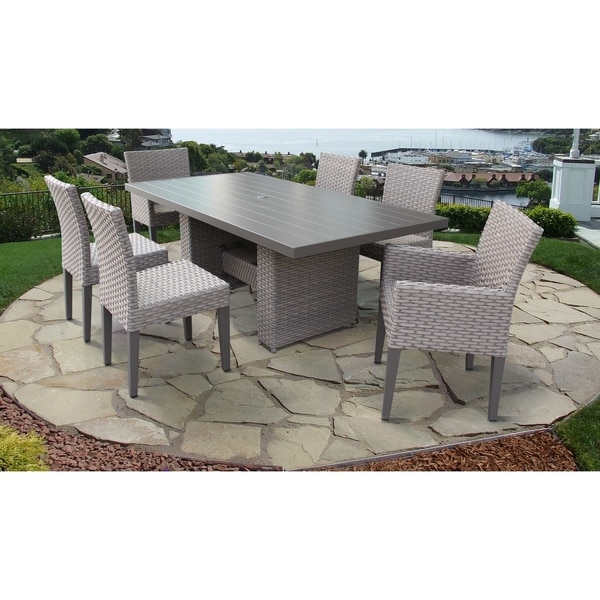 rectangular garden table and 4 chairs