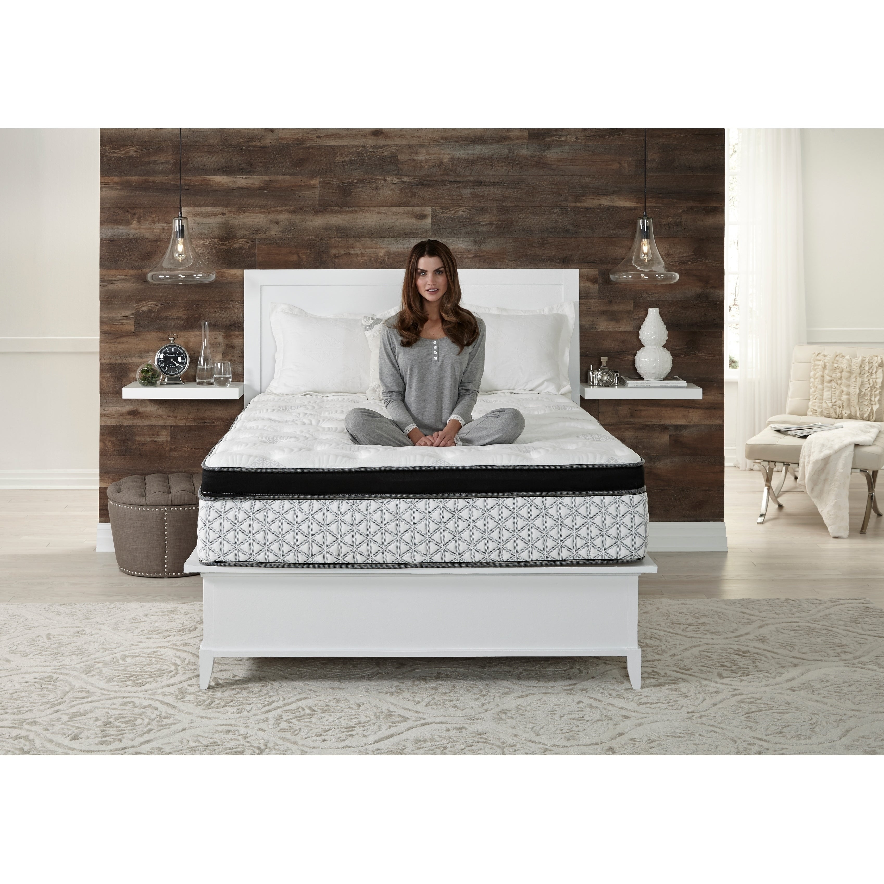 Shop Restonic Comfort Care Avia 12 Inch Euro Top Mattress Free