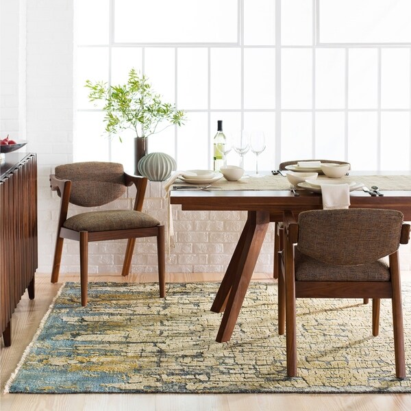 Hand-Knotted Verrona Silk Area Rug - 9' x 13'