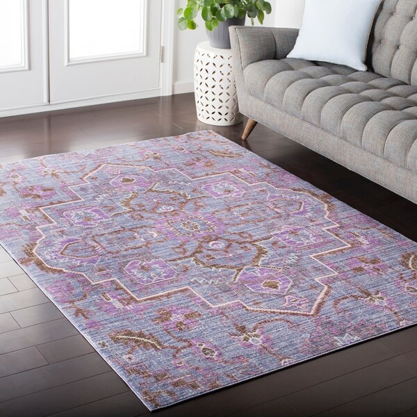 Shop HaliHouse Distressed Persian Vintage Purple/Pink Area Rug 9� x