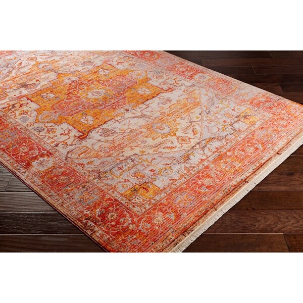 Vintage Persian Traditional Burnt Orange Area Rug - 2'7