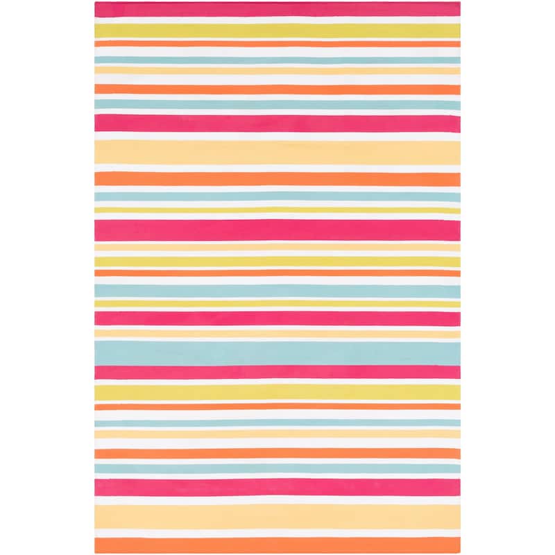Breisgau Traditional Striped Indoor/ Outdoor Accent Rug - 2' x 3'