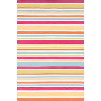 Breisgau Traditional Striped Indoor/ Outdoor Accent Rug - 2' x 3'