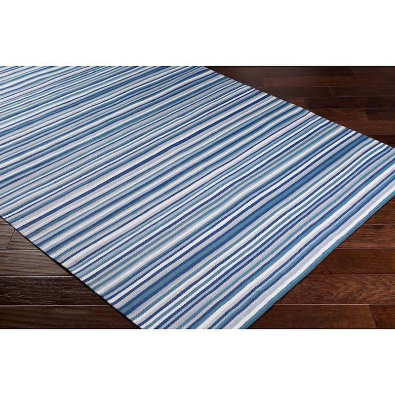 Giornico Classic Striped Indoor/ Outdoor Accent Rug - 2' x 3'