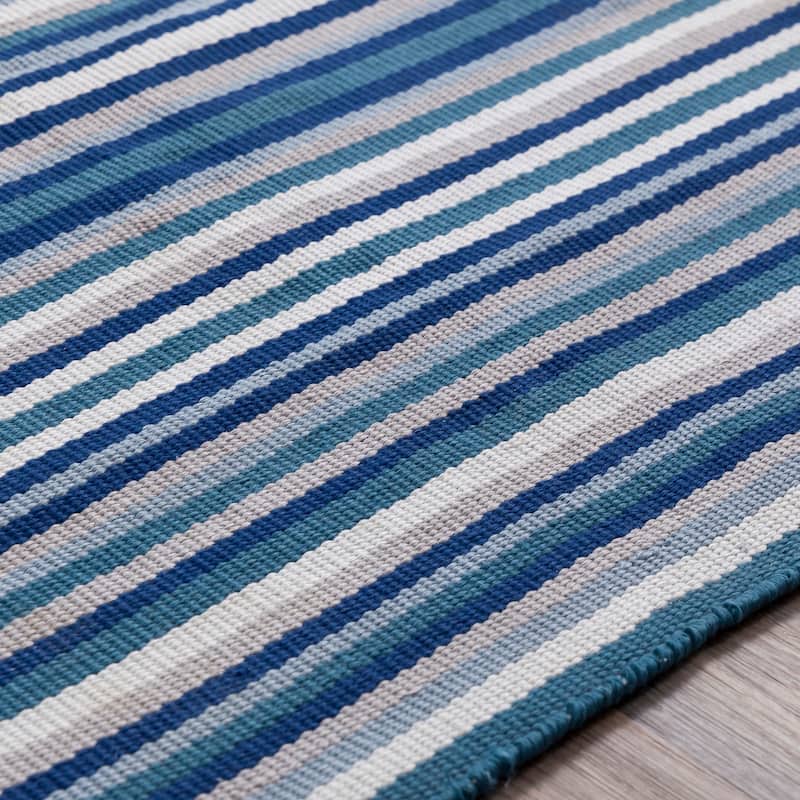 Giornico Classic Striped Indoor/ Outdoor Accent Rug - 2' x 3'