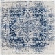 preview thumbnail 33 of 41, Esther Vintage Traditional Area Rug 6'7" Square - Blue
