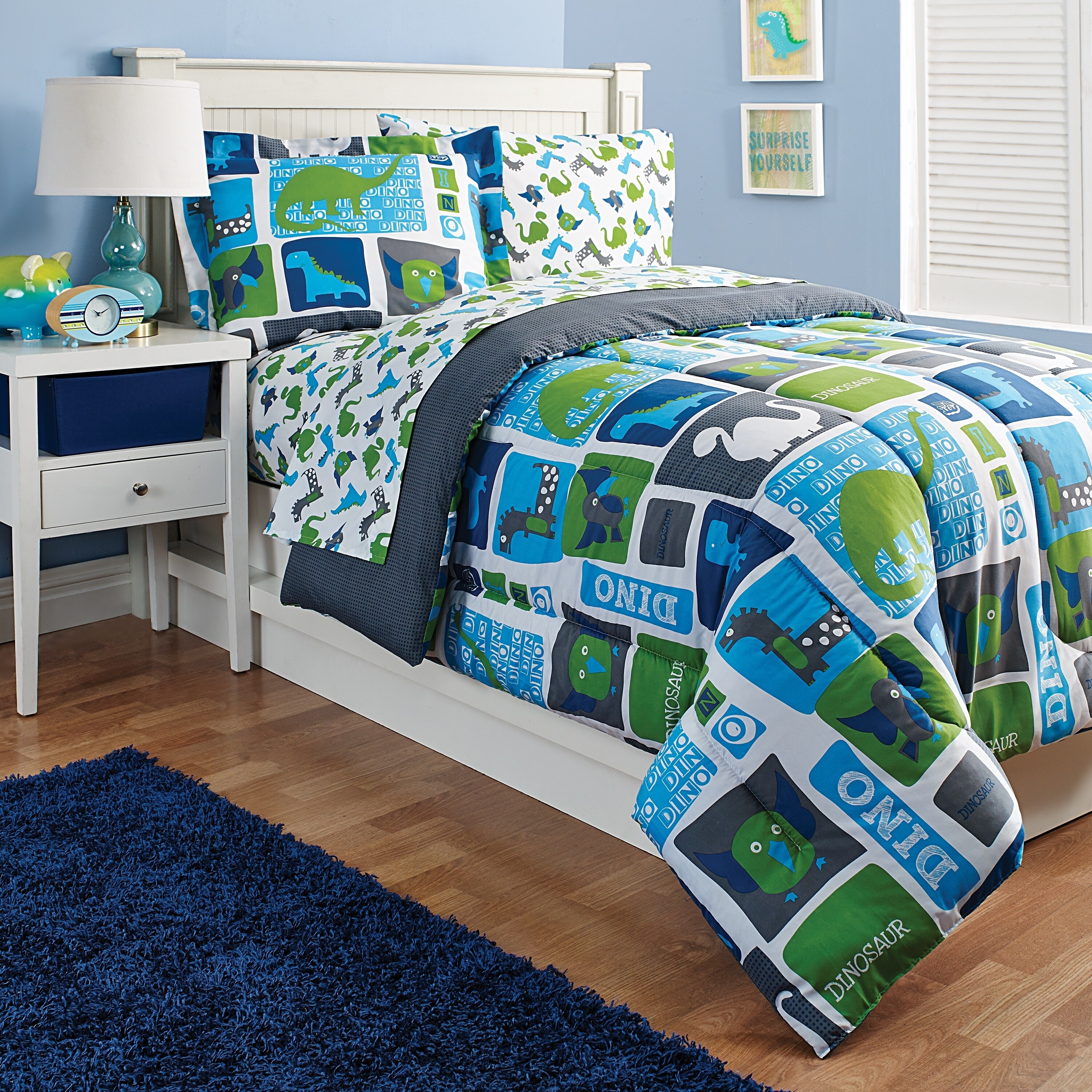 Shop Dino Comforter Set Multi Free Shipping Today Overstock