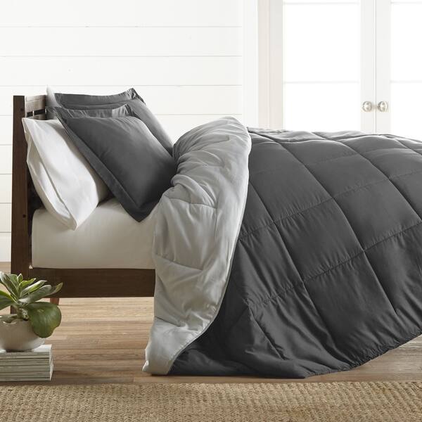 Shop Merit Linens All Season Down Alternative Reversible Comforter