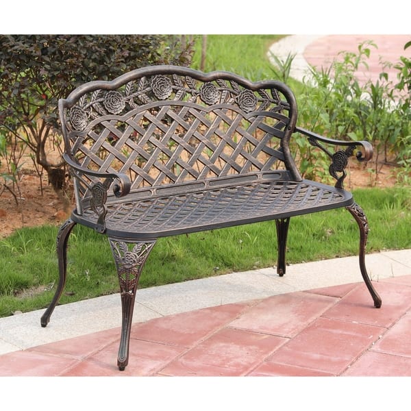 Shop Gardenised Bronze Lattice Rose Design Patio Garden Park Yard