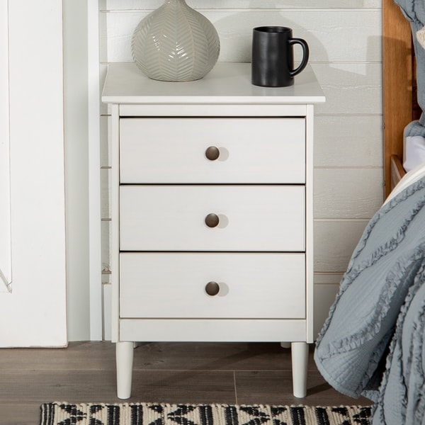 Taylor & Olive Bullrushes 3-drawer Solid Wood Nightstand. Opens flyout.