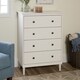 Taylor & Olive Bullrushes 4-drawer Solid Wood Chest - Thumbnail 1