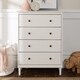 Taylor & Olive Bullrushes 4-drawer Solid Wood Chest - Thumbnail 0