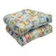 preview thumbnail 6 of 5, Solarium Shades of Breeze 19-inch U-shape Chair Cushion (Set of 4)
