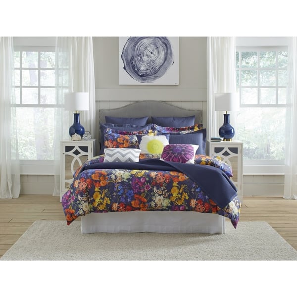 Shop Pointehaven Marseille Luxury Size Duvet Set On Sale Free