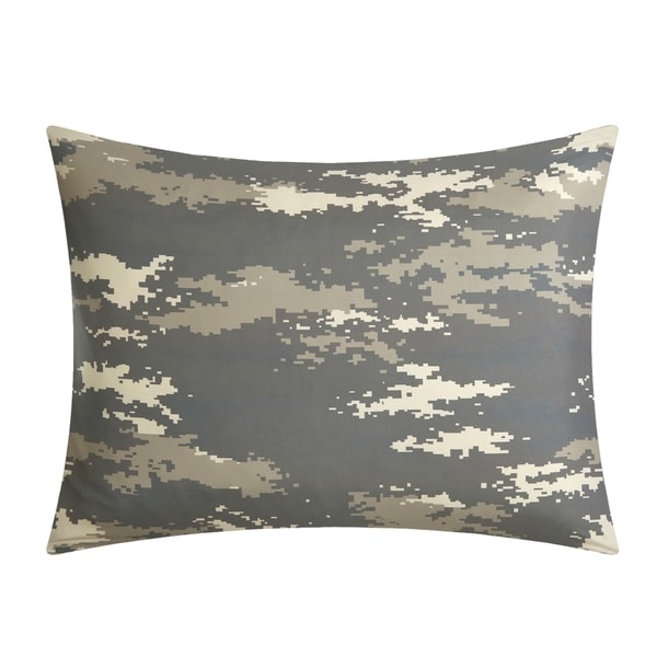 MODERN CAMO CAMOUFLAGE ARMY BLUE GREY BROWN BOY SOFT QUILT COMFORTER SET PILLOW