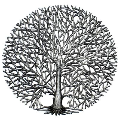 Handmade Fine Tree Of Life Metal art (Haiti)