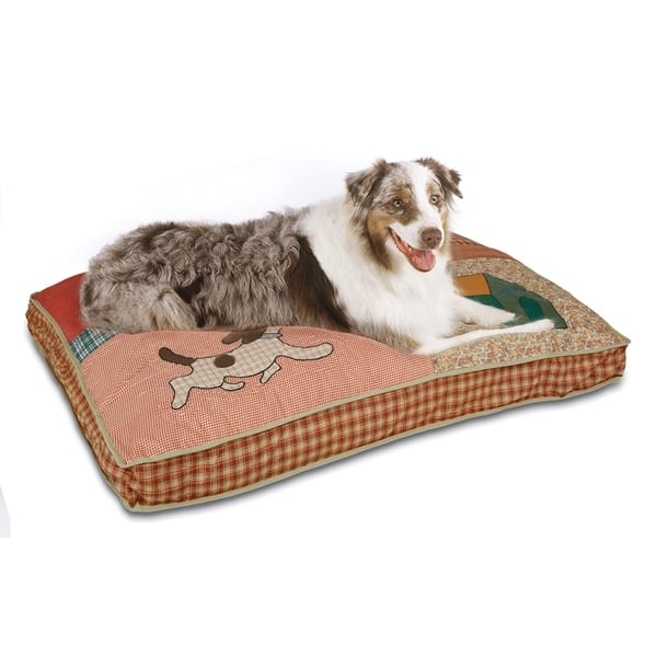 Aspen Pet Quilted Novelty Gusseted Dog Bed 30" x 40" Bed Bath