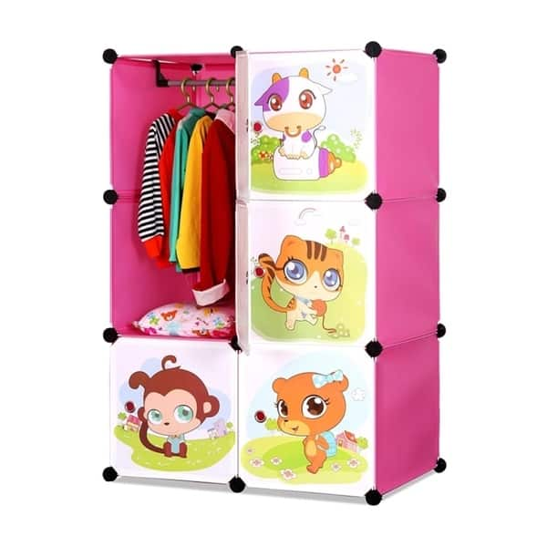 Shop Aleko Kids Interlocking Multipurpose Organizer With Garment