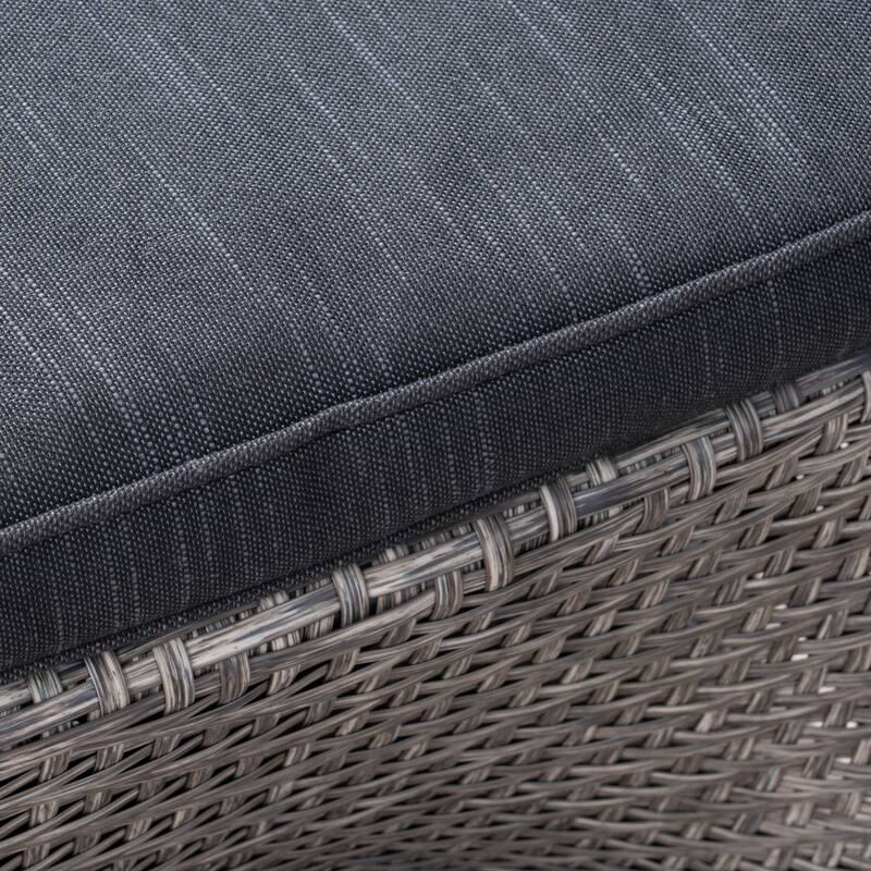 Big Sur Outdoor Wicker Swivel Chair with Outdoor Cushion by Christopher