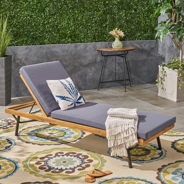 eucalyptus outdoor chaise lounge