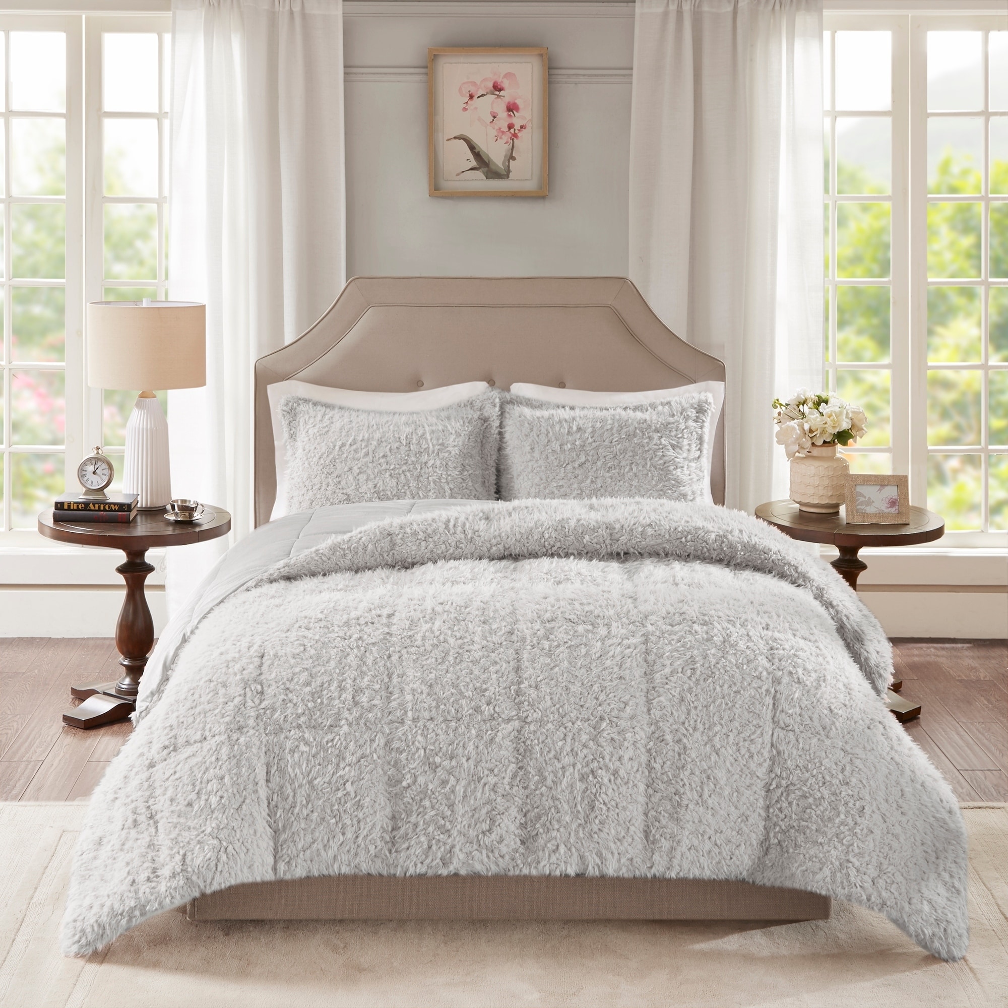 Faux Fur Comforter Set - COMFORT