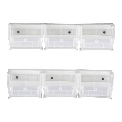 Quantum HNS220CL Clear View Hang and Stack Bin Complete Package