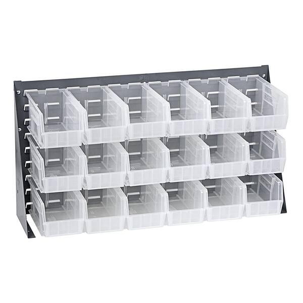Offex Heavy Duty Clear View Steel Bench Rack - Grey - Bed Bath & Beyond ...