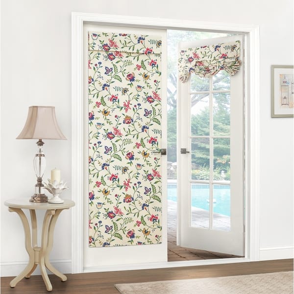 Carolina Crewel French Door Panel - Bed Bath & Beyond - 22541460