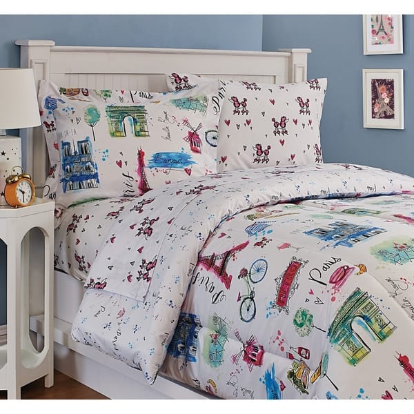 Paris French Poodle Sheet Set - Bed Bath & Beyond - 22541491