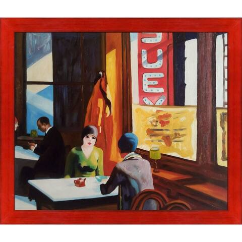 Edward Hopper 'Chop Suey' Hand Painted Oil Reproduction