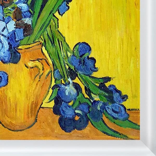 Shop Vincent Van Gogh Irises In A Vase Hand Painted Oil