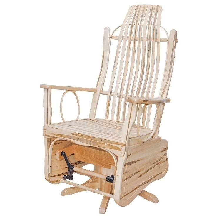 maple glider rocker