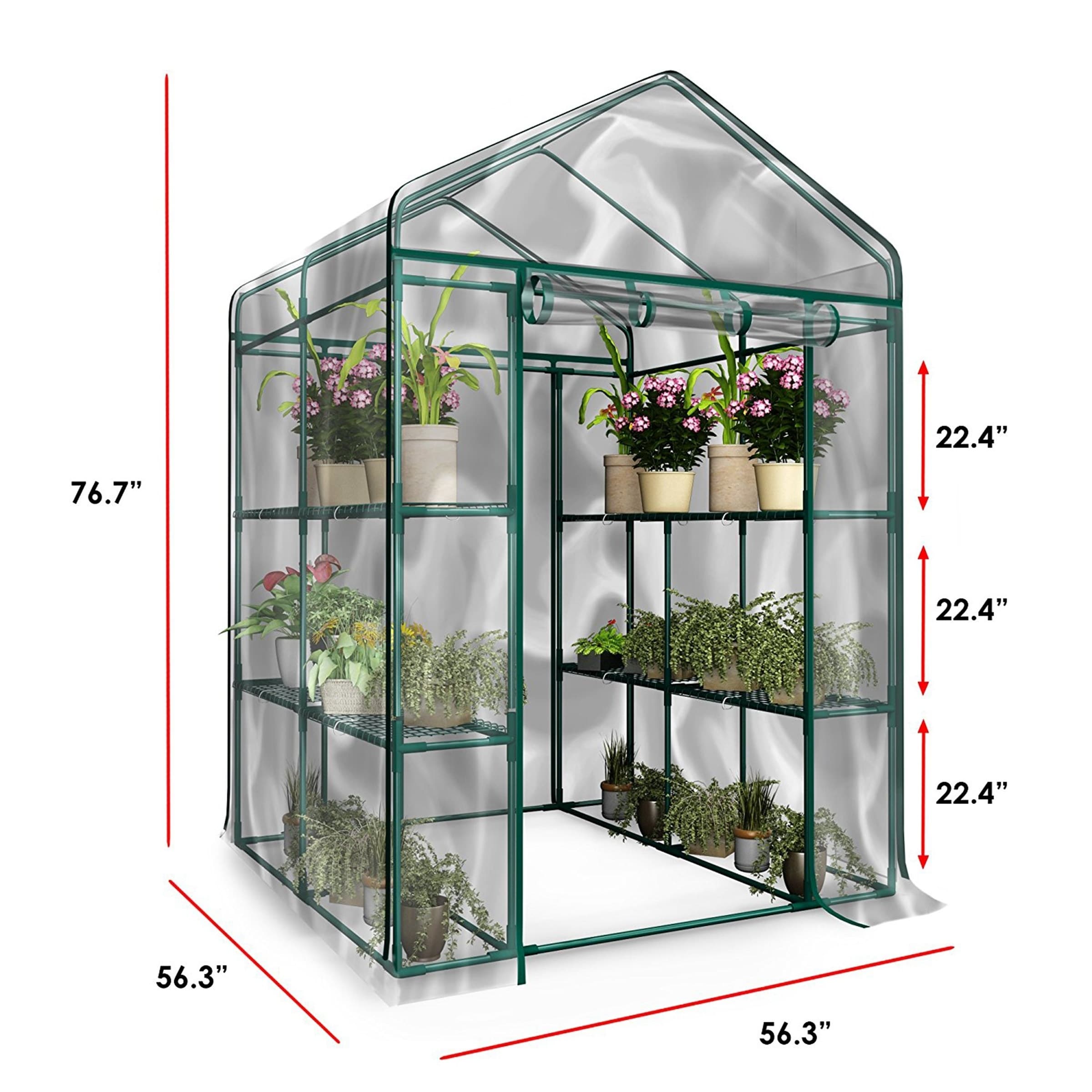 Walk In Garden Greenhouse Outdoor Plants Keeper Shelter Vegetables Grow House 