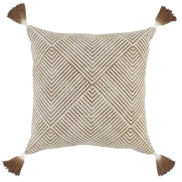 The Curated Nomad Ross 20-inch Cotton Throw Pillow