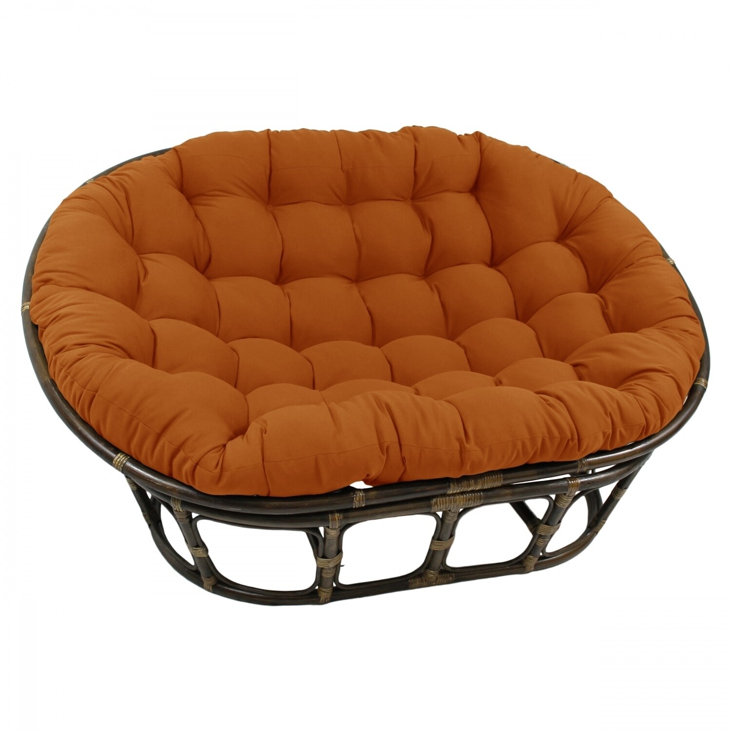 blazing needles 60 inch outdoor double papasan cushion