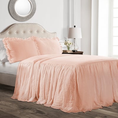 Lush Decor Ruffle Skirt Bedspread Set