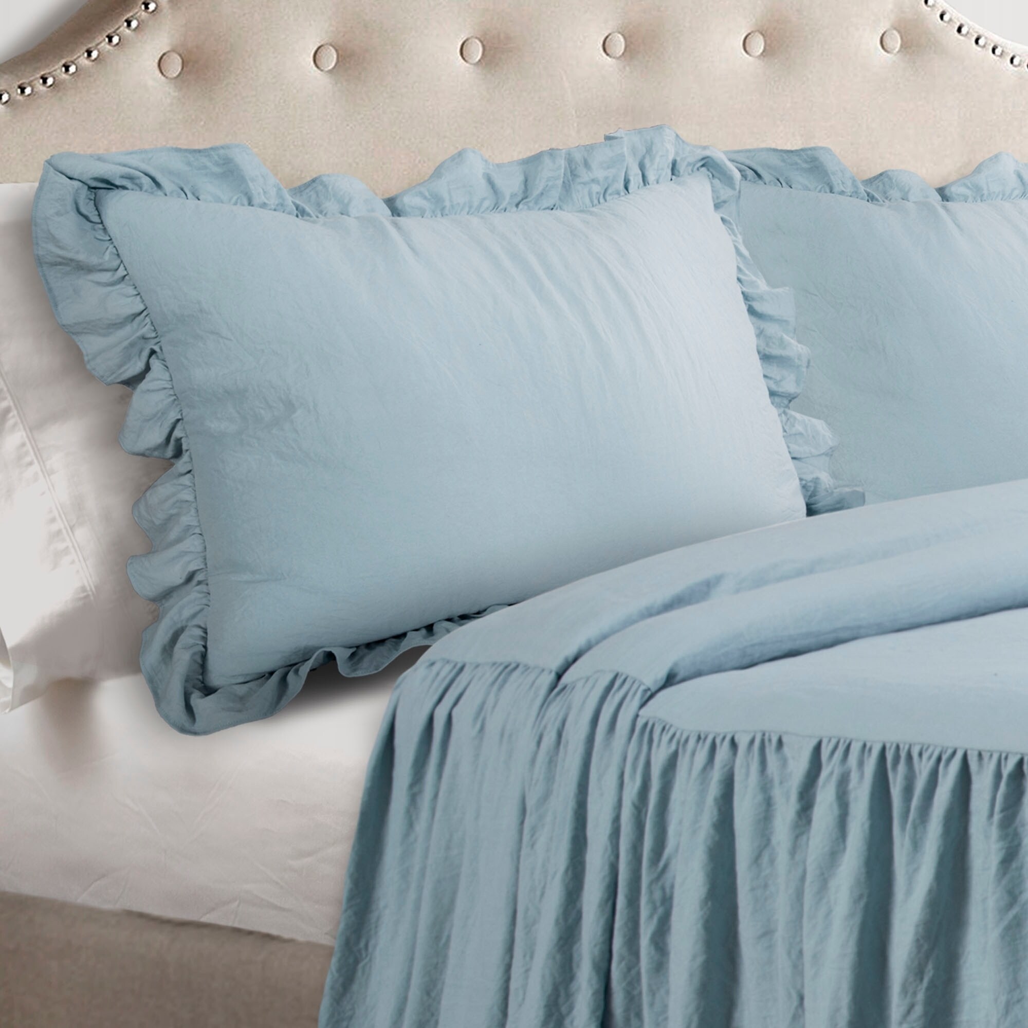 ruffle skirt comforter