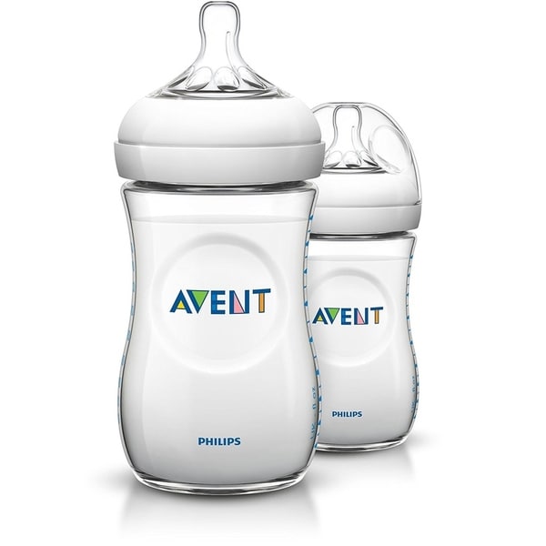 Philips AVENT SCF693/37 Natural Feeding 9 oz Bottle 1M+, 3 Count