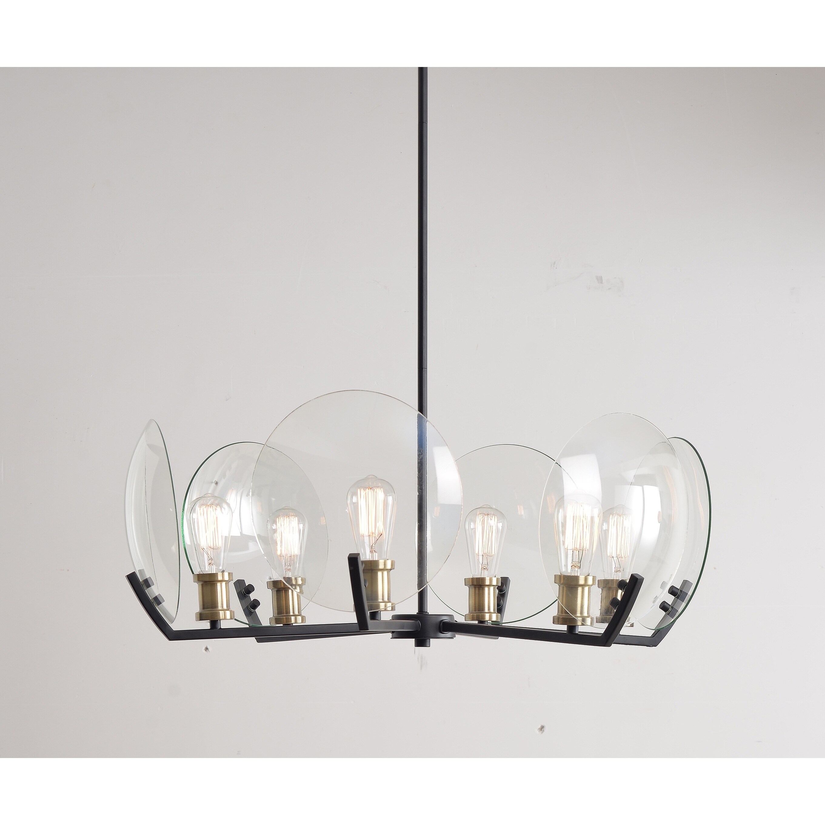 Hendrix 11-inch Black 6 Light Chandelier - Chandeliers For Bedrooms by Overstock.com